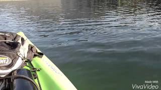 Hyalite lake kayak Fly Fishing Bozeman montana [upl. by Ynohtnaed]