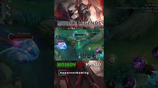 quotMoskov vs Hanzo Showdown ⚔️💥  Mobile Legends Epic Duelquot mobilelegends [upl. by Filberte]