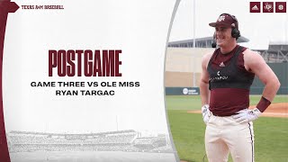 Ole Miss Game Three Postgame Ryan Targac [upl. by Larena]