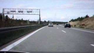 Autobahnfahrt komplette A14 von Dresden bis Magdeburg  Zeitraffer 8x [upl. by Anelak870]