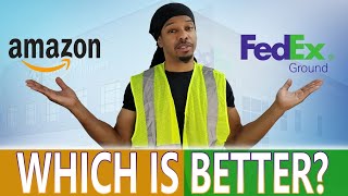 Should You Work At AMAZON or FEDEX Warehouse From My Experience [upl. by Sisak]