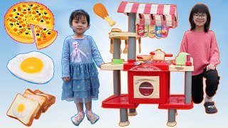 Trò chơi bé tập nấu ăn và bán hàng 💎 AnAn ToysReview TV 💎 [upl. by Kcirdahs]