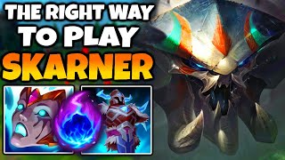 Stop playing Skarner wrong How to WIN with REWORKED SKARNER [upl. by Neerihs]