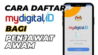 Cara Daftar mydigital ID bagi penjawat awam [upl. by Hallette]