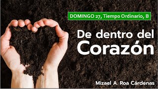 Mizael A Roa Cárdenas  De dentro del Corazón  DOMINGO 27 Tiempo Ordinario B [upl. by Aidnac]