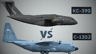 C130J Super Hercules x KC390 what is the best transport plane [upl. by Eelac]