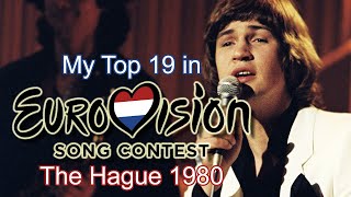 Eurovision 1980  My Top 19 [upl. by Hertzog376]