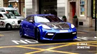 EPIC Sounding Arab Porsche Mansory Panamera C One in London 1080p Full HD [upl. by Einnep526]