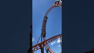 Copperhead Strike  Carowinds  Launch Coaster  Loop  Roller Coaster [upl. by Aurita943]