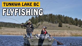 FINDING CHIRONOMID FEEDERS  RAINBOW TROUT FLY FISHING AT TUNKWA LAKE BC  Fishing with Rod [upl. by Eile]