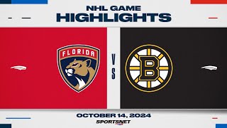 NHL Highlights  Panthers vs Bruins  October 14 2024 [upl. by Natalie315]