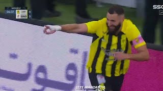 Karim Benzema Goal  Al Ittihad vs Al Qadasiya Sc 31 Goals Results And Extended Highlights2024 [upl. by Eintruoc]