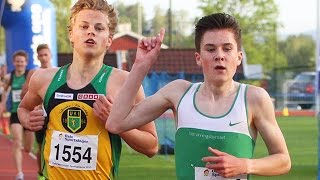 Tyrvinglekene 2015 3000m MS Jakob Ingebrigtsen [upl. by Gabriella620]