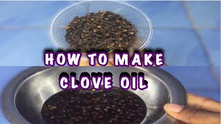 How To Make Diy Clove Oil For fast and long Natural HairStepbystep Procedure secret hair growth oil [upl. by Sue]