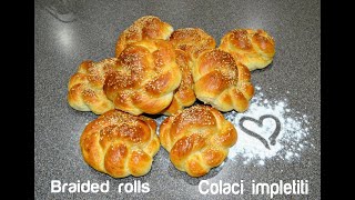 Soft rolls  Colaci impletiti Japoneze [upl. by Ressay]