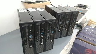 hp elitedesk 800 g1 usff review amp assembled [upl. by Zitvaa]