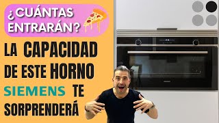 😱 Alucina con la CAPACIDAD del HORNO Siemens CJR [upl. by Yruoc]