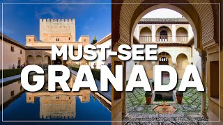 ▶️ mustsee attractions in GRANADA 🇪🇸  124 [upl. by Ailad]