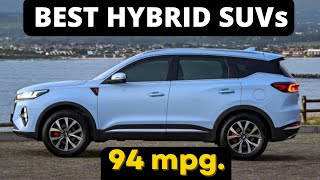 Top 5 Most Fuel Efficient Hybrid SUVs 2024 [upl. by Ahsart116]