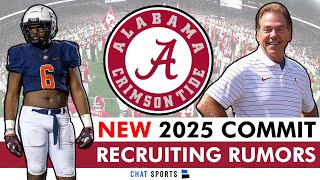 Alabama Football Recruiting Rumors NEW 2025 Commitment  2024 RB Targets Kevin Riley amp Kewan Lacy [upl. by Ardyce]