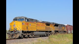 Railfanning the Coffeyville Subdivision between Bucyrus KS and Wagstaff KS on October 11th 2024 [upl. by Saks]