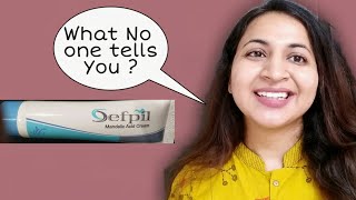 Sefpil Cream  Sefpil Cream review  Sefpil Mandelic Acid Cream Review Chemical exfoliator India [upl. by Maloy381]