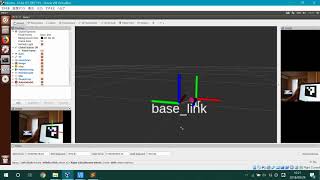 ARmarker tracking with picamera v2ROS kinetic  OpenCV  raspberry pi 3B [upl. by Elttil]