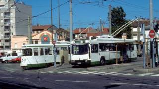 Tram  Trolleybus St Etienne France [upl. by Eladnar481]