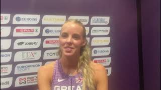 Keely Hodgkinson defends her European 800m title [upl. by Duester]