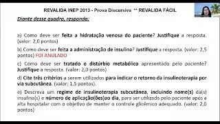 Módulo III  Prova Discursiva Revalida INEP 2013 [upl. by Pomona151]