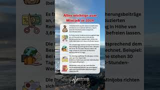 Minijob starten Diese Tipps solltest du kennen ✅💰 minijob [upl. by Nagek386]