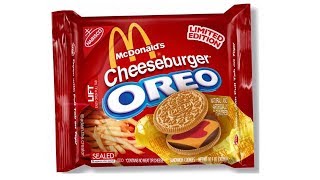 McDonalds CheeseBurger OREOS  LIMITED EDITION [upl. by Meeks]