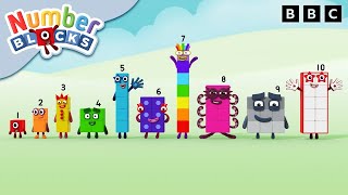 Numberblocks  Number Block Family  Learn to Count [upl. by Akienahs]