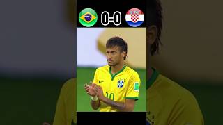 Brazil 🆚 Croatia 31  Neymar Jr’s Unforgettable World Cup Debut 2014 football shorts youtube [upl. by Terena633]