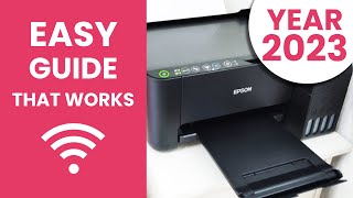 EPSON L3150  L3250  L4150  ET2700 WiFi Setup  How to connect printer to wireless router [upl. by Skipper]