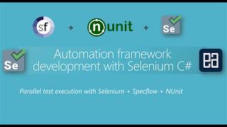 Parallel test execution with Selenium  Specflow  NUnit in C [upl. by Rednasyl]