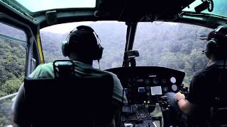 UH1 Huey Helicopter Military Approach and Landing [upl. by Yahsal]