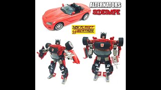 Collection Review  Transformers Alternators  Sideswipe [upl. by Naves183]