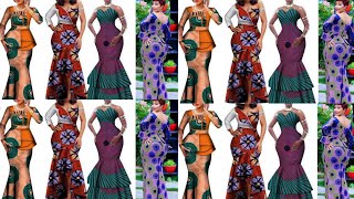 🆕MISHONO MIPYA YA VITENGE YA MAGAUNI MAREFU YA WAMAMA  ANKARA GOWN STYLES FOR MAMAS [upl. by Conyers139]