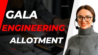 Gala Precision Engineering IPO Allotment  Gala Engineering IPO Allotment Time  Gala Engineering [upl. by Deroo]