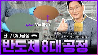 CVD 머리카락에 10000분의 1 굵기 CVD 공정이 뭐길래😲  인생맛칩  반도체8대공정 [upl. by Tanner]