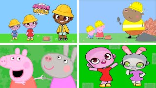 Peppa Pig in Avatar World  Delphine Donkey  The New House [upl. by Duma203]