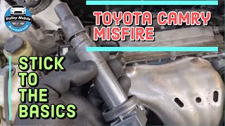 2007 Toyota Camry Misfire  How to Fix Cylinder Misfire DIY Diag and Repair [upl. by Audre]