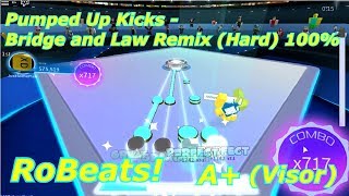 Pumped Up Kicks  Bridge and Law Remix Hard NO MISS A Visor  RoBeats  ROBLOX [upl. by Ahsiam]