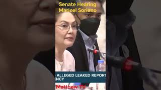 SENATE HEARING MARICEL SORIANO NAGSALITA NA S APAGDAWIT SA DRUGStrendtrending [upl. by Holtz]