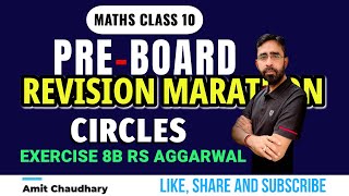 Tangent to a Circle Exercise 8B  RS Aggarwal Class 10  Important Questions  PYQs  Chapter 8 math [upl. by Ahsem457]