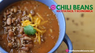 Chili Beans receta económica y rendidora [upl. by Enileme114]