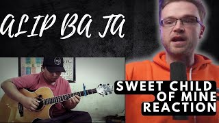 ALIP BA TA  SWEET CHILD OF MINE Fingerstyle Cover  REACTION [upl. by Noside]