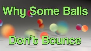 Why Some Balls Dont Bounce  A Moment of Science  PBS [upl. by Towny]