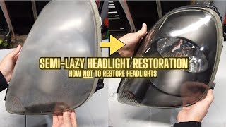 How NOT to Restore Headlights [upl. by Amalee]